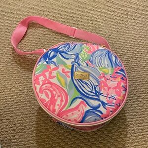 Lilly Pulitzer Round Picnic Bag